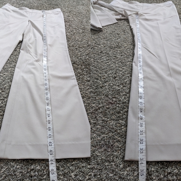 Lafayette 148 Waverly cream wool blend professional work slacks 12 - Picture 14 of 15
